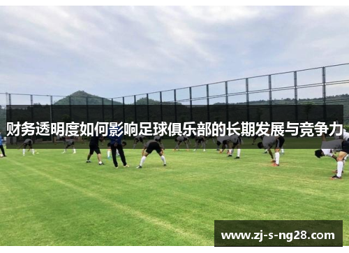 财务透明度如何影响足球俱乐部的长期发展与竞争力